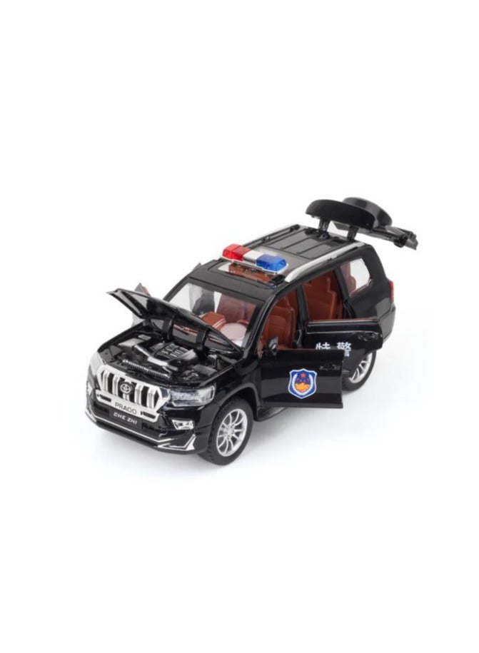 Colorland Toys Prado Land Cruiser Police Diecast Car, Assorted - Image 1