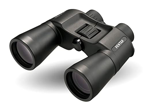 Pentax منظار بنتاجس 65913 جوبيتر، 12x50، تكبير 12x، قطر فعال 2.0 بوصة (50 مم)، منشور بولو مع حقيبة وحزام - Image 5