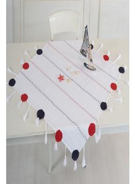 Openwork Embroidered Motif Tablecloth