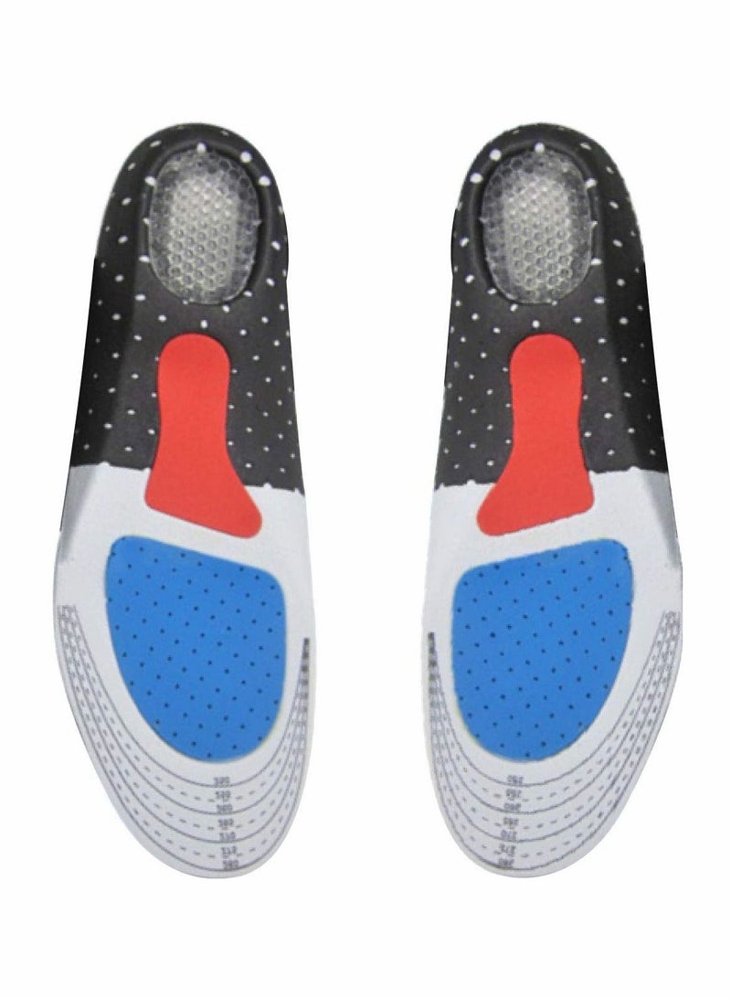 SYOSI Orthotic Arch Support, Adjustable Arch Height Support Full Length Shoe Insert Soft Insoles for Men and Women - Multipurpose Pain Relief Plantar Fasciitis, Over Pronation, Flat Feet, Heel Pain - Image 1