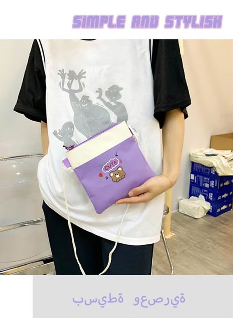 Topyich 5 Pieces School Backpack for Girl, Large Capacity Multifunction Casual Double Shoulder School Bag, Lightweight Backpack for Boys and Girls  - Image 5