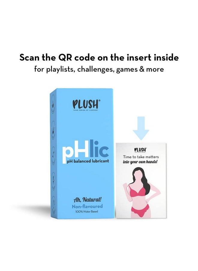 Plush Phlic Aloe Infused Personal Lubricant For Men & Women- Unflavoured, 50Ml | Skin Friendly Ph Balanced Lube Helps Prevents Dryness | Easy To Wash Off & Convenient For Use  - Image 3