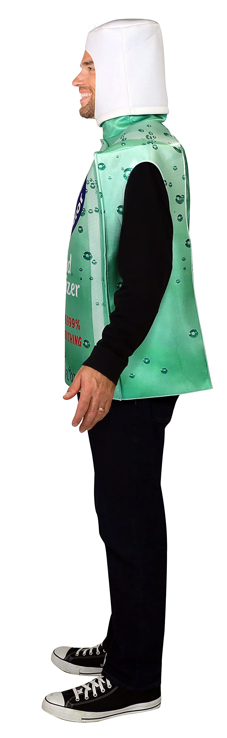 Rasta Imposta Replica Hand Sanitizer Bottle Costume Dress Up Germ Juice Womens Mens Costumes, Adult One Size - Image 3