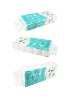 NIBEMINENT Pack Of 10 Tissue Roll Paper white  - Image 2