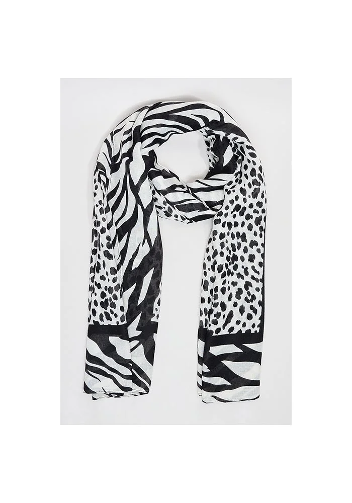 Animal Patterned Scarf, 180X85Cm