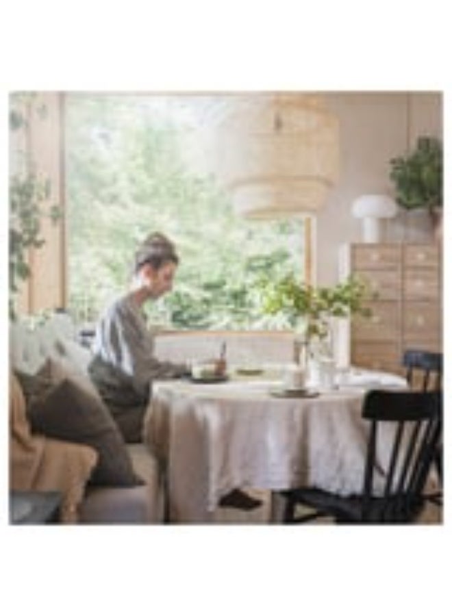 أيكيا شموع صغيرة معطرة مستوردة من إيكيا - رائحة الغابة الإسكندنافية والعنبر - أبيض (30 قطعة) - Image 4