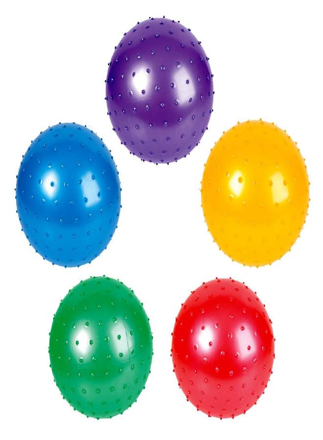 Rhode Island Novelty 7 Inch Knobby Balls Assorted Colors, 5 Pack - Image 5