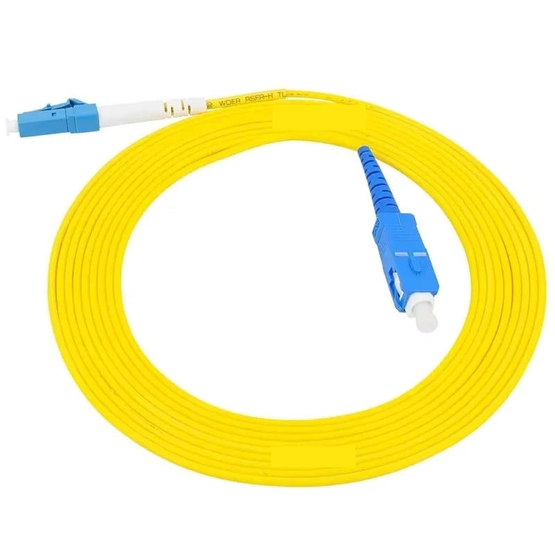 10PCS Simplex LC/UPC-SC/UPC Fiber Optic Patch Cord Cable 1m/2m/3m/5m/10m Fiber Optic Jumper Cable 2.0mm(5m)