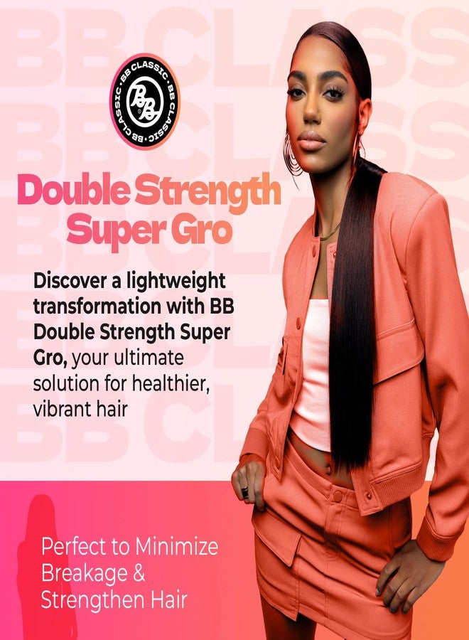 Bronner Bros Bronner Brothers Double Strength Super Gro - Hair Treatment for Dry Itchy Scalp with Vitamin E, A & D, Coconut Oil, Sage - Nourishes Damaged Hair, Reduces Split Ends & Breakage, Intense Moisture - 6oz - Image 2