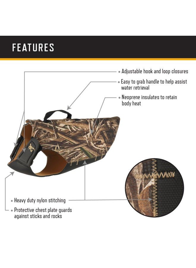 Browning , Hunting/Tech, Neoprene Vest, 5MM, Handle, Xlarge, Realtree Max-5/Mustard Yellow, Os - Image 2