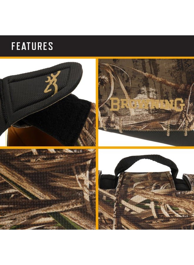 Browning , Hunting/Tech, Neoprene Vest, 5MM, Handle, Xlarge, Realtree Max-5/Mustard Yellow, Os - Image 3