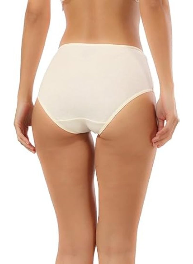 هنادى ملابس داخلية نسائية بقصة عالية من ايف شانتيل – شورت قطني مريح بخامة ناعمة ومرنة Hn 8033 - Image 1