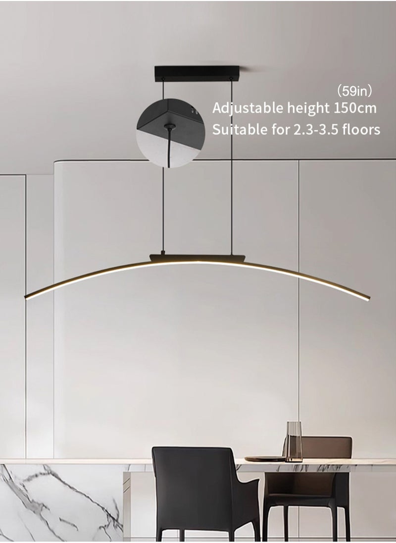 100CM - Three color temperature - Modern luxury - Restaurant pendant light, bedroom pendant light, 150cm height adjustable,chandelier - pzsku/ZC8C86D4FC252F1A740C9Z/45/_/1732618013/2342cb6f-88c6-4aed-9114-6b6204b57c05