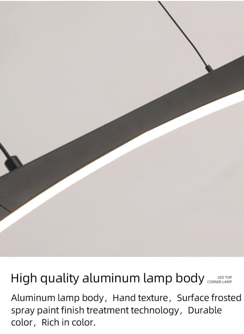 100CM - Three color temperature - Modern luxury - Restaurant pendant light, bedroom pendant light, 150cm height adjustable,chandelier - pzsku/ZC8C86D4FC252F1A740C9Z/45/_/1732618032/e2939752-2f1e-456f-8f84-0e432b74d18d