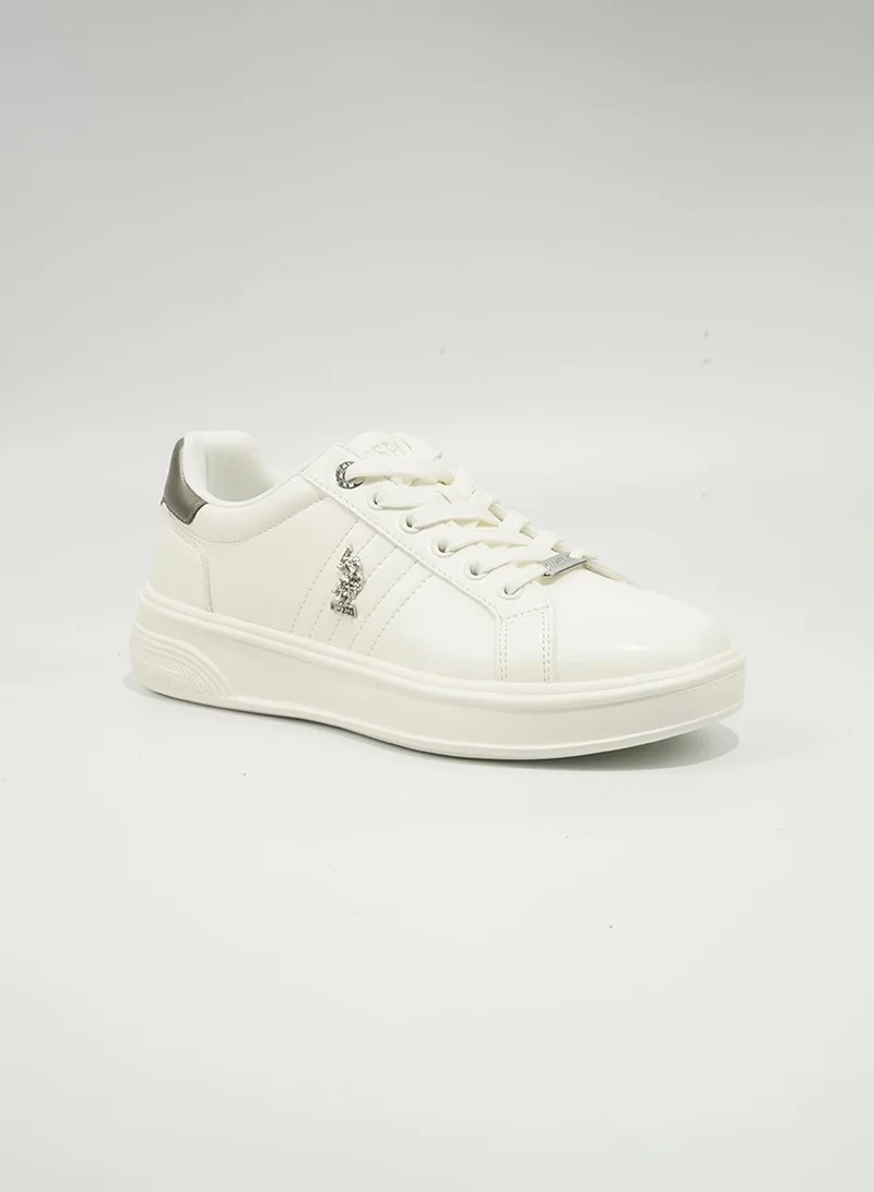 U.S. Polo Assn. white U.S. Polo Assn. Ellie Women's Comfortable Stylish Casual Everyday Shoes - White for Women | Best Price UAE