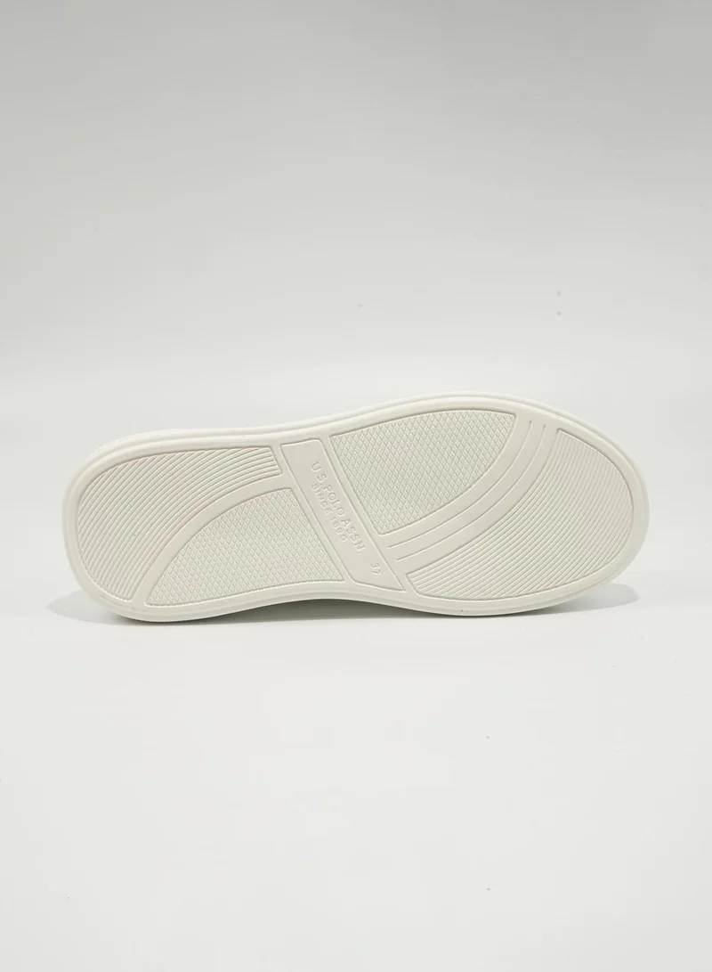 U.S. Polo Assn. White Ellie Women's Casual Shoes - White for Women | Best Price UAE