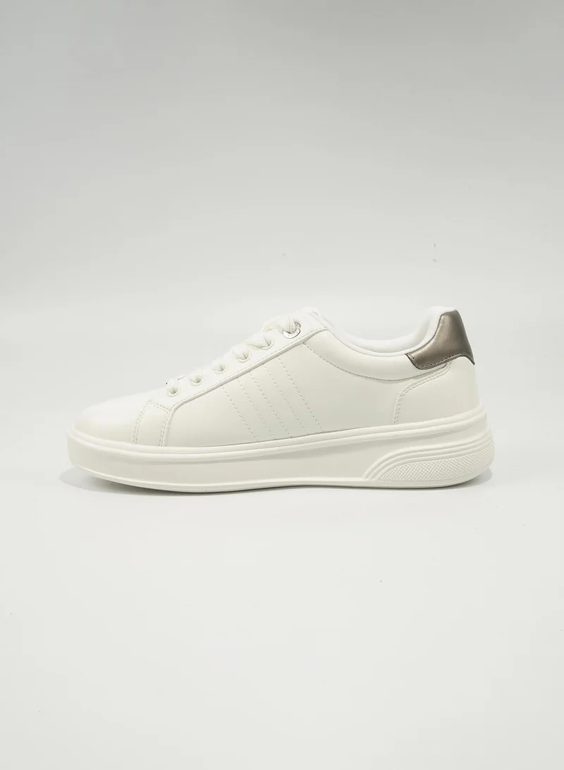 U.S. Polo Assn. White Ellie Women's Casual Shoes - White for Women | Best Price UAE