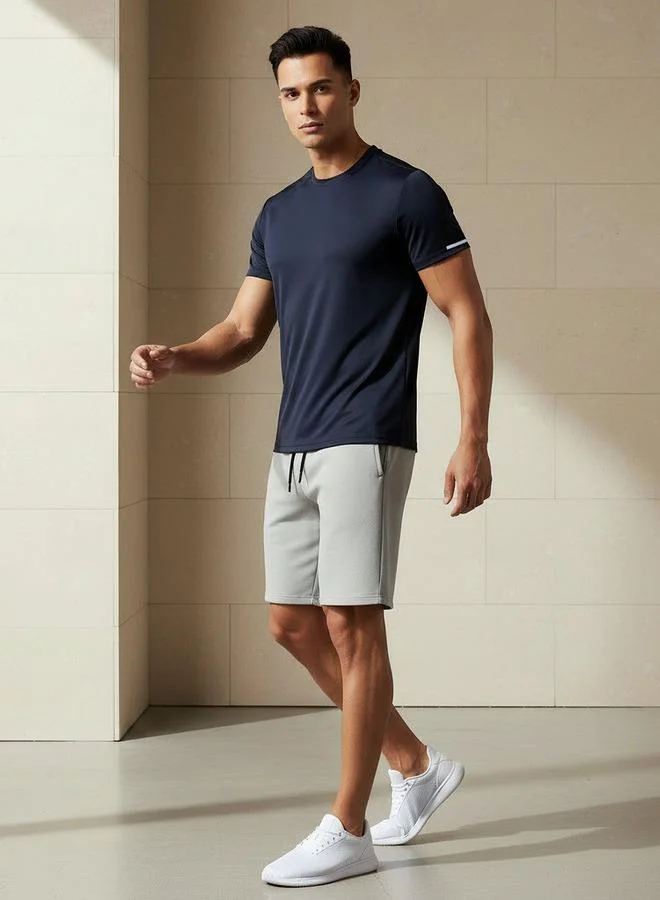 سبلاش فيڤ Men Regular Fit Crew Neck Short Sleeve Printed T shirt