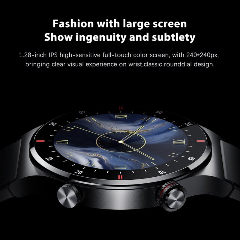 Smart Watch: 1.28-inch HD Display, IP67 Waterproof, 100+ Customizable Dials - Sports Watch with Multi-Sports Modes, Health Monitoring for Android & iOS Users, Daily Fitness Tracking - Image 3