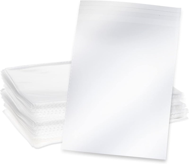 Juvale 300 Pack Clear Greeting Card Sleeves Transparent Envelopes for 5x7 Invitations Photos 76 x 57 In - Image 1
