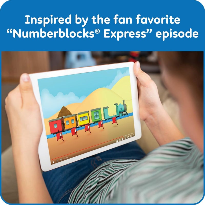 hand2mind hand2mind Numberblocks Express Train MathLink Cubes Activity Set Preschool Learning Activities Train Toy Counting Blocks Number Toys Kids Educational Toys Math Manipulatives for Preschoolers  - Image 4