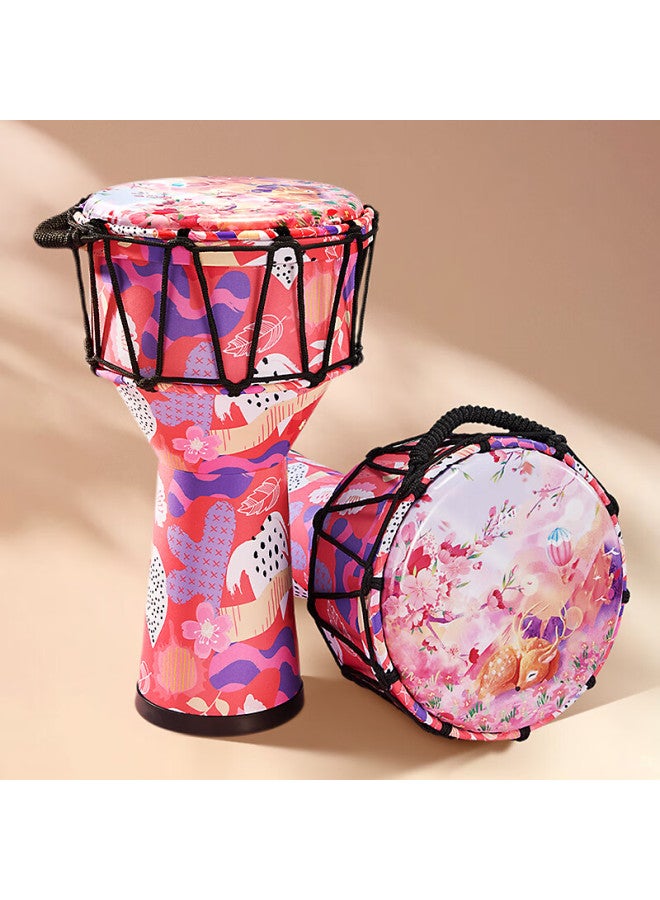 Cega African Drum, Children's Large 10 Composite Carbon Fiber Lightweight Kindergarten Hand Drum, Adult Lijiang Drum, Percussion Instrument - Image 1