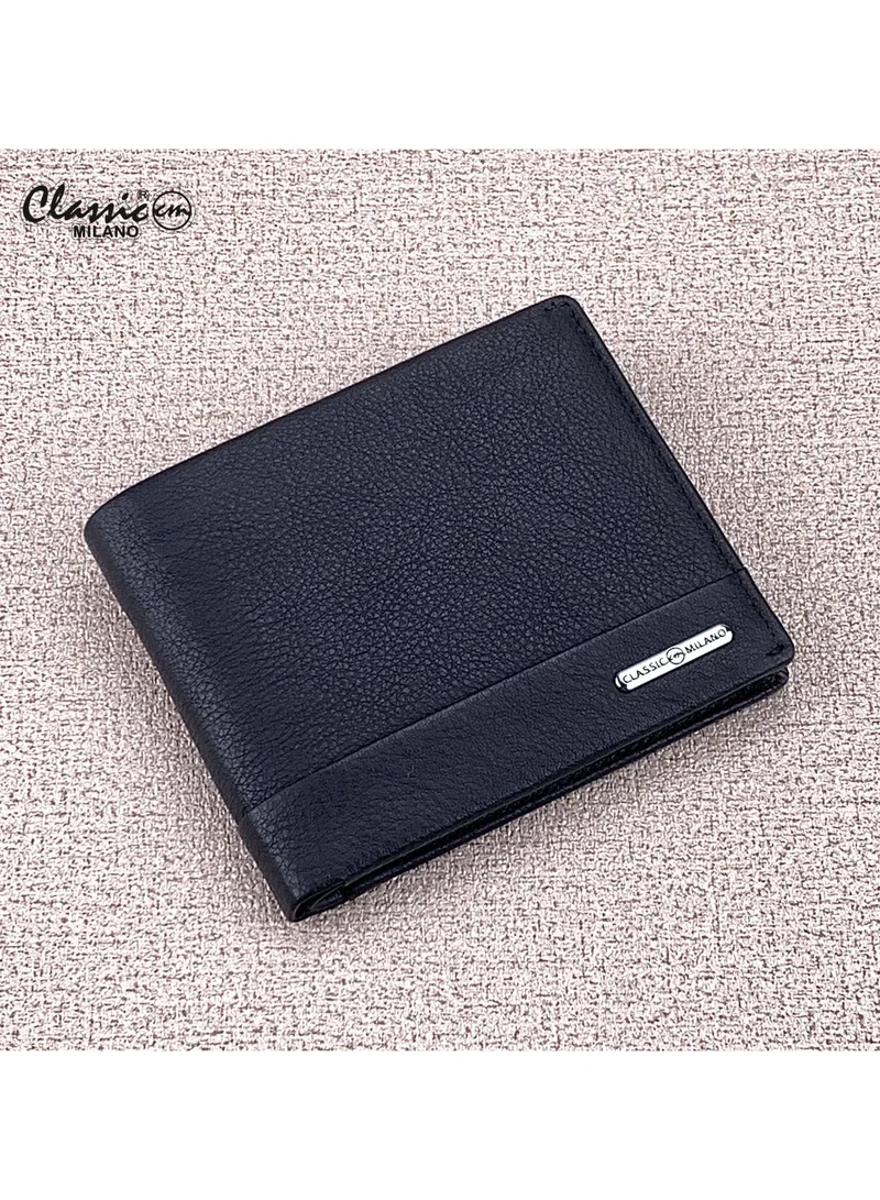 Classic Milano Classic Milano Genuine Leather Wallet for Men – Slim Bifold Men’s Wallet with RFID Blocking, Multiple Card Slots – Stylish Mens Purse Wallets Gift for Husband, Father