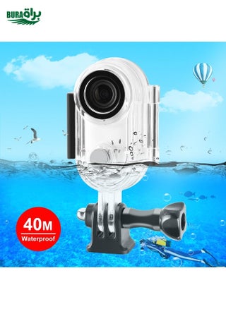For Insta360 GO 3 / GO 3S PULUZ 40m Underwater Waterproof Housing Case with Base Adapter & Screw (Transparent) - pzsku/ZC8C9367A700A58ECC8FBZ/45/_/1738345850/3b28dc43-28fd-4677-87f1-6e9bb1228b92