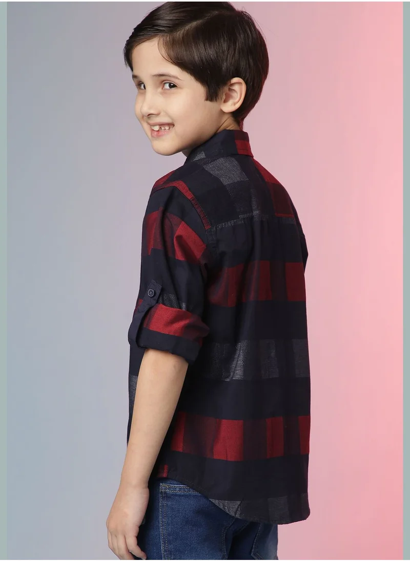 Instafab Checked Regular Fit Shirt