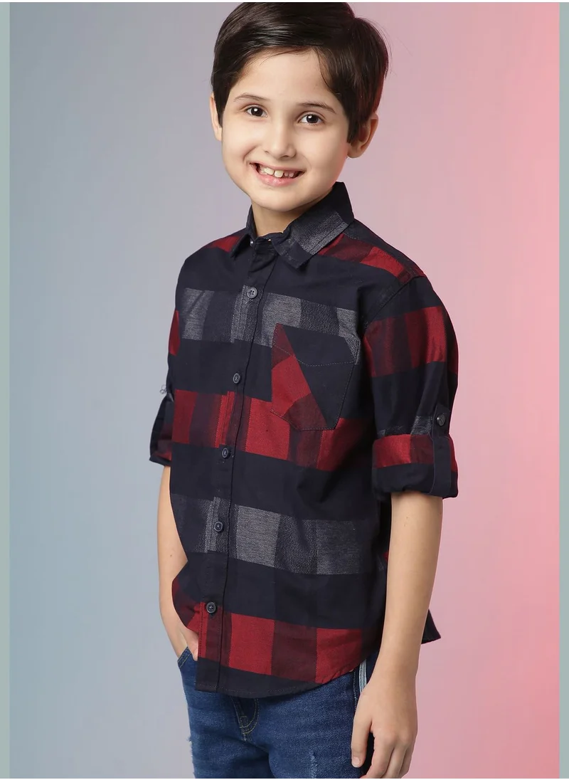 Instafab Checked Regular Fit Shirt