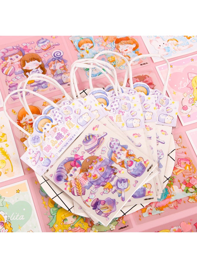 HELPS Cute Hand Account Sticker Pet Transparent Portable Diy Decorative Sticker Girl Heart Sticker Children's Creative Small Gifts - Image 4