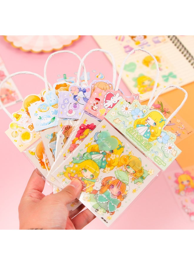 HELPS Cute Hand Account Sticker Pet Transparent Portable Diy Decorative Sticker Girl Heart Sticker Children's Creative Small Gifts - Image 1