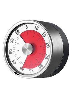 Krifa Enterprise Krifa Enterprise 60Minute Magnetic Visual Kitchen Timer with Loud Alarm and Stainless Steel Face for Cooking Baking and Study  - Image 1