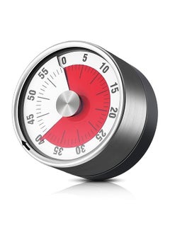 Krifa Enterprise Krifa Enterprise 60Minute Magnetic Visual Kitchen Timer with Loud Alarm and Stainless Steel Face for Cooking Baking and Study  - Image 2