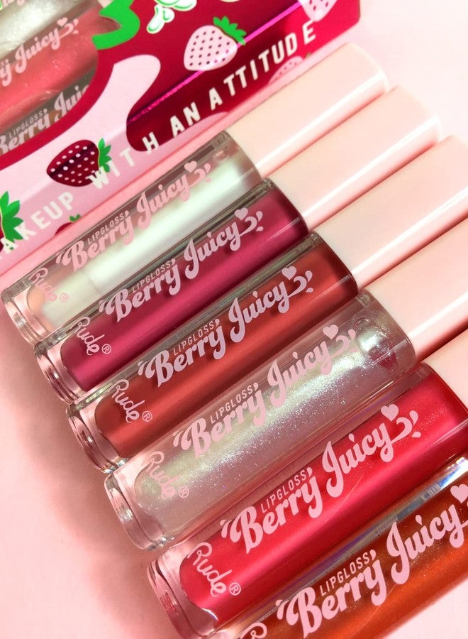Rude Cosmetics Berry Juicy Lip Gloss - Pure for Women - 0.14 oz Lip Gloss - Image 2