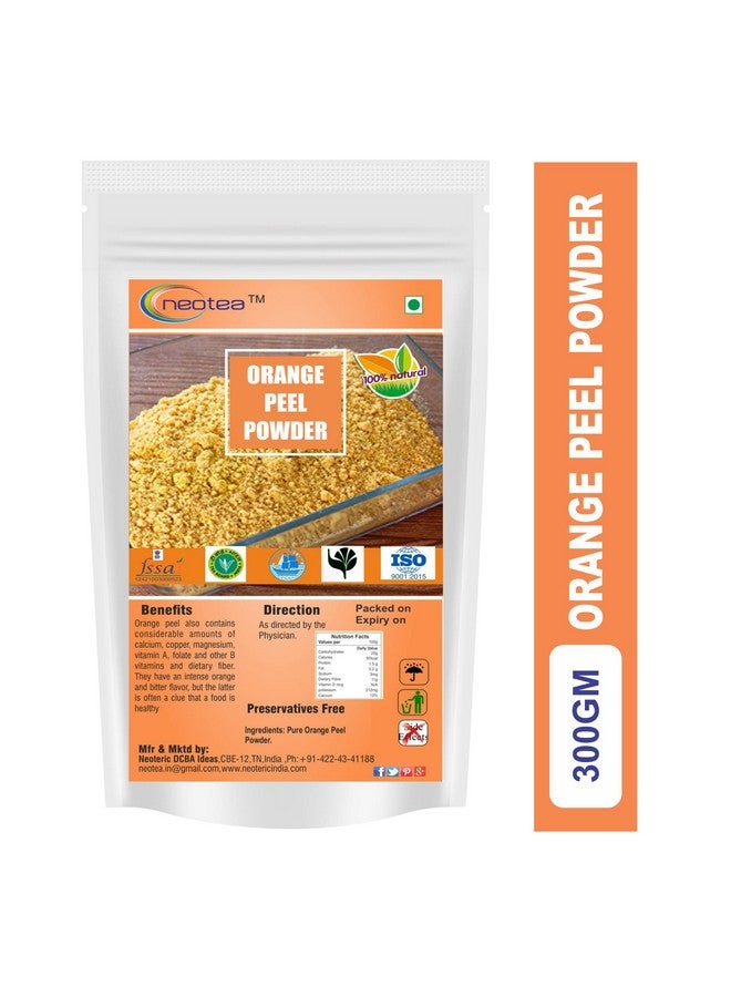 نيو تي مسحوق قشر البرتقال من نيوتيا | زهر البرتقال النقي والطبيعي | قناع الوجه الغني بفيتامين سي العضوي | تبييض البشرة والعناية بالشعر | إزالة السمرة والتحكم في الزيوت | تعزيز الكولاجين | بدون مواد كيميائية أو مواد حافظة | نباتي - 300 جرام - Image 2