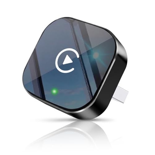 YFDUNV Upgraded Wireless CarPlay Adapter with Stronger Compatibility and More Stable Connection. Compatible with Apple iPhone and Android Phones, Compact and Portable. Stable CarPlay & Android Connection - Image 1