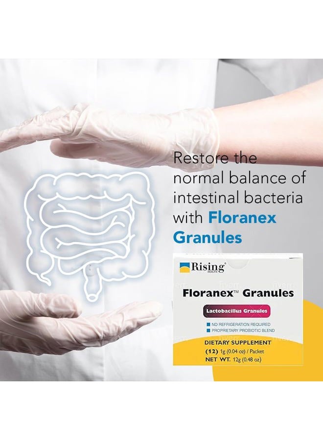 Rising Pharma - Floranex Granules - Lactobacillus Granules Probiotic Dietary Supplements - 12 Packets - Image 4