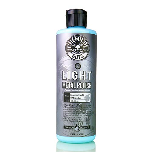 Chemical Guys SPI_404_16 Light Metal Polish (Works on Chrome, Stainless Steel, Aluminum & More), 16 fl oz - Image 1
