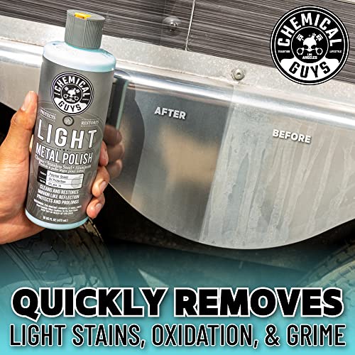 Chemical Guys SPI_404_16 Light Metal Polish (Works on Chrome, Stainless Steel, Aluminum & More), 16 fl oz - Image 2