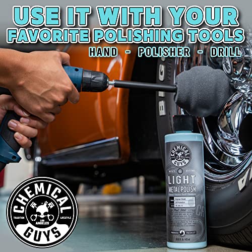 Chemical Guys SPI_404_16 Light Metal Polish (Works on Chrome, Stainless Steel, Aluminum & More), 16 fl oz - Image 5