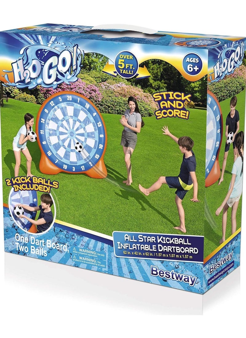 Bestway - Bestway All Star Kickball/Soccer Inflatable Board 1.57m x 1.07m x 1.57m - Image 1