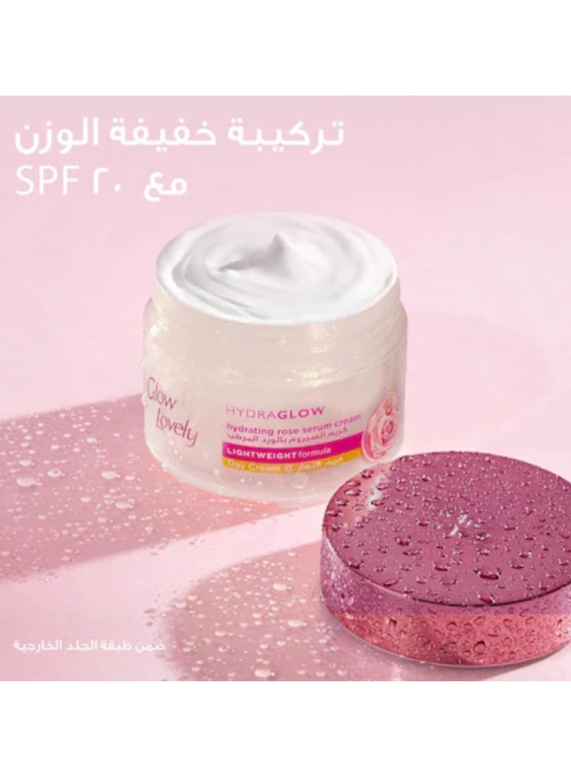 Glow & Lovely Serum & Rose Moisturizing Night Cream, 50g - Image 3