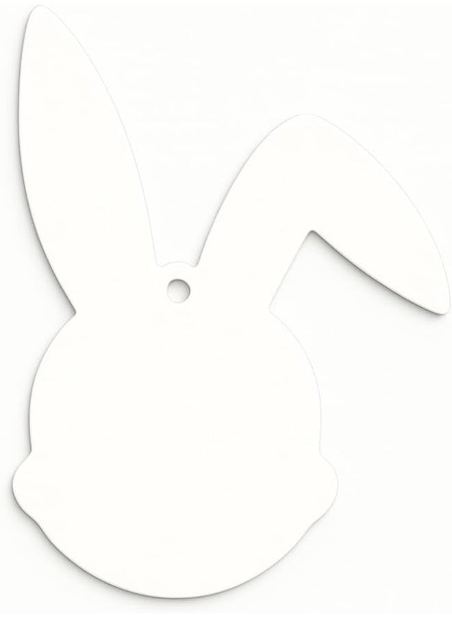 Horoof Home® White Acrylic Easter Bunny Head Blanks - Image 1