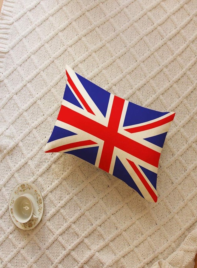 Ogiselestyle British Flag Lumbar Pillow Cover 12x20 Inch Home Decor Cushion Case for Sofa Couch - Image 2
