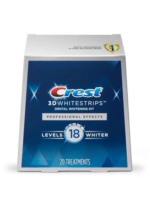 Crest 3D No Slip Whitestrips Professional Effects Teeth Whitening Kit 20 ea
