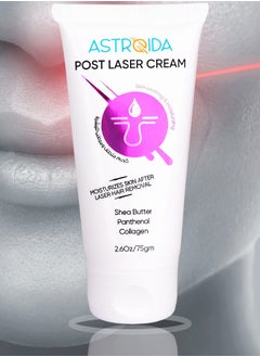 Astroida Post Laser Cream with Niacinamide Collagen, Panthenol, Shea Butter After Laser peeling or hair removal, Reduce Irritation & Skin Pigmentation, Intensive Skin Moisturization - 75gm - pzsku/ZC8C9F8646909EF77A702Z/45/_/1706042077/e3996021-c652-4bdb-8a7d-554dea9f6379