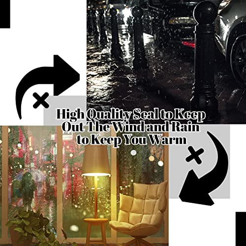 Kingdder 25ft Epdm Foam Rubber Weather Stripping Round Rubber Tubing Seal Closed Cell Solid Foam Tubing Strip Black O Type Weather Stripping Door Window Seal for Cars Trucks Rvs Boats(6 mm) - Image 4
