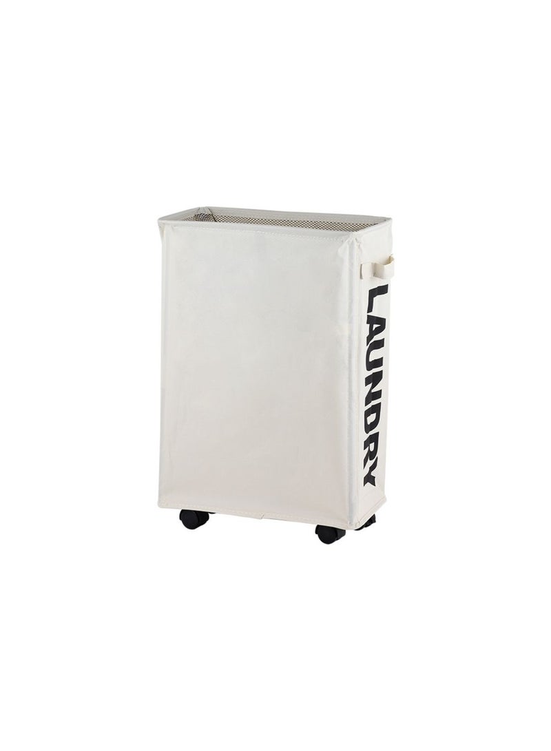 DANUBE HOME Macaw Fabric Laundry Basket – Durable & Lightweight Fabric Laundry Hamper, Perfect for Home, Bedroom & Bathroom Use, Easy to Carry, Foldable Design for Space Saving L38 X W18.5 X H58Cm - Image 2