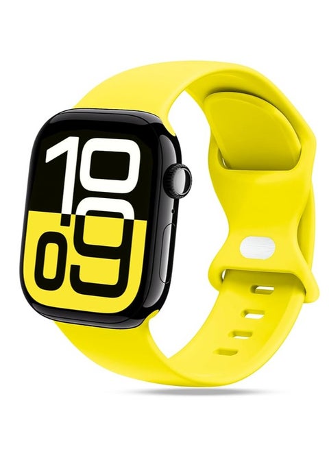 Compatible with Apple Watch Band Ultra/Ultra 2 42mm 44mm 45mm 49mm Women Men Silicone Replacement Strap for iWatch SE Series 9 8 7 6 5 4 3 2 1